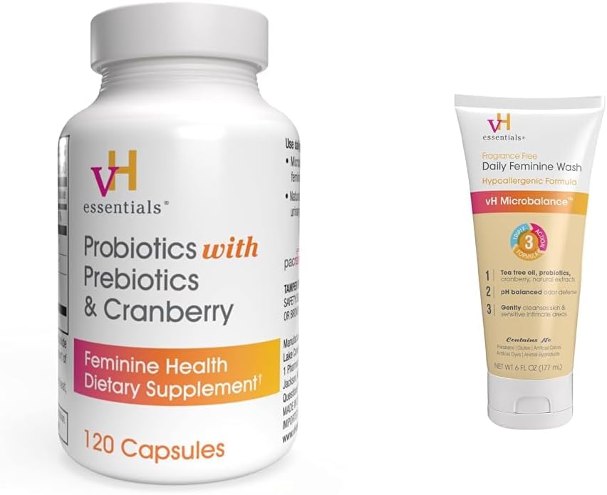 vH essentials Probiotics with Prebiotics and Cranberry