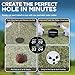 KINGTOP Golf Hole Cups for Practice Putting Green, Putting Cup, Outdoor | Indoor, Fit USGA | PGA Regulations, Ivory White, 4
