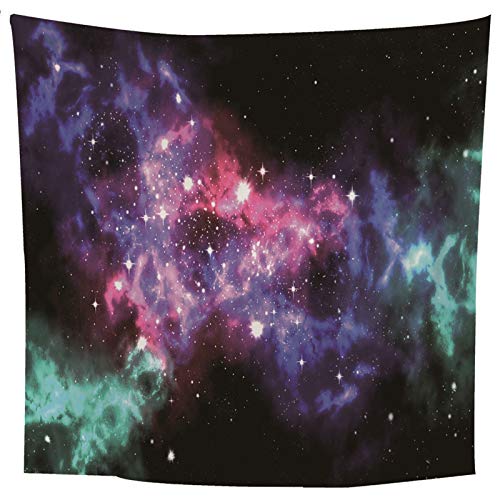 Tapiz de pared 3D de galaxia para transformar tu salón con color 5