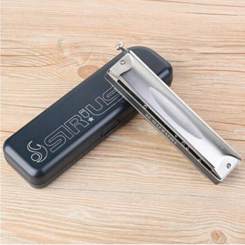 KMDSM Harmonica, Harmonica Chromatique, 16 trous C Étudiant adulte Harmonica Jouer professionnelle (Color : Silver) - Les Beatles, Paul McCartney, John Lennon, RIngo Starr, George Harrison KMDSM Harmonica, Harmonica Chromatique, 16 trous C Étudiant adulte Harmonica Jouer professionnelle (Color : Silver) – Image 3