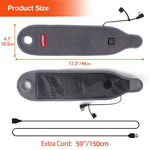 Comfheat Wrist Heating Pad Wrap for Pain Relief, Heated Wrist Brace