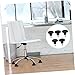 VILLCASE 10pcs Snap Foot Pads Chair Wheels Replacement Office Chair Wheels Casters