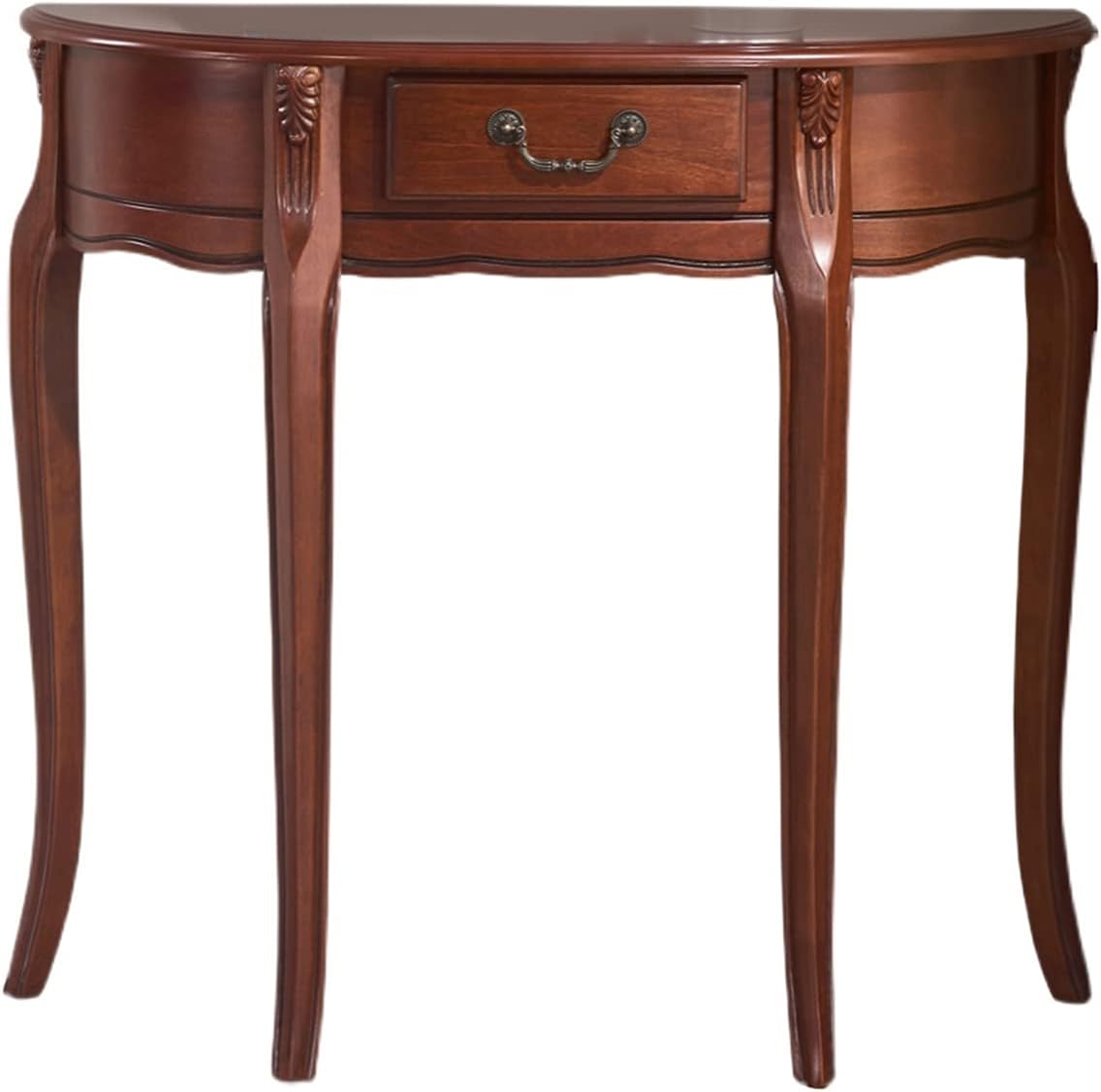 Console Table, Slim Side Table with Drawer Living Room