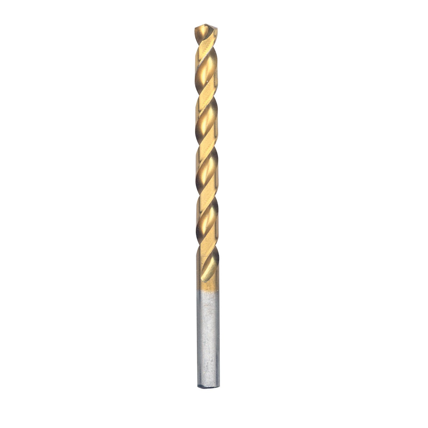 BOSCH TI2145 Titan-Nitridbeschichteter Metallbohrer mit geradem Schaft, für Anwendungen in schweren Kohlenstoffstählen, leichtem Metall, Hartholz