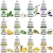 Food Flavoring Oil - 24 Pack Concentrated Flavor Oil for Baking, Cooking, Cosmetics - Liquid Lip Gloss Flavoring Oil Extract for Lip Balm, Drinks, Soap Making - Water & Oil Soluble - .2 Fl Oz Bottles