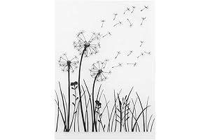 SUPVOX Dandelion Embossing Stencil: Intricate Nature's Charm for Artistic Creations