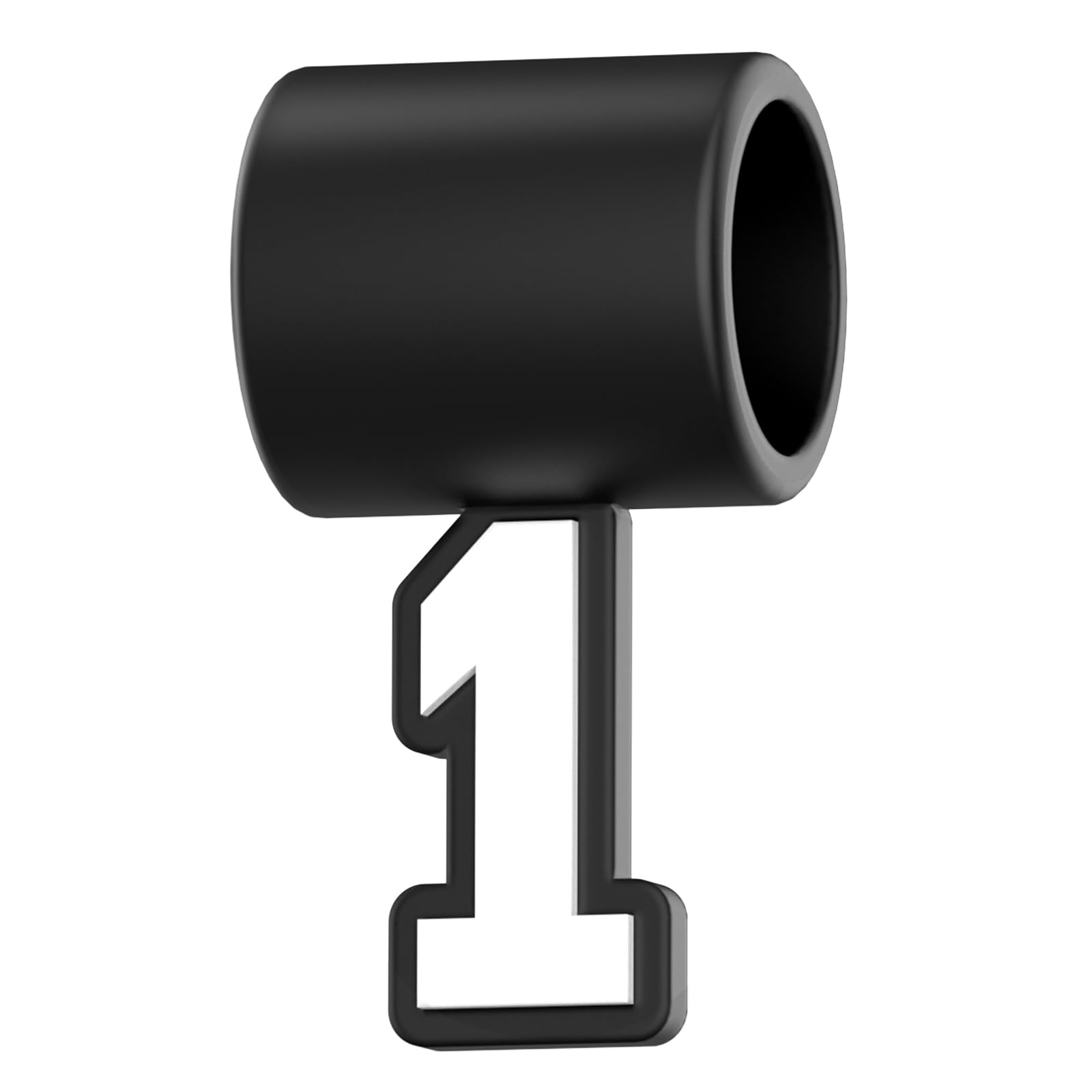 Willtok Premium Number 0-9 Pendant for Baseball Necklace, You Pick 0-9 Pendant for Sports Fan Necklaces, Highly Recommended for Three Colors Braided