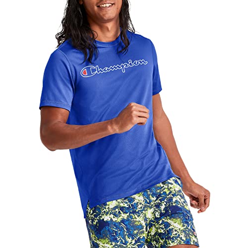 Image of Champion Boys T-Shirt, Kids' T-Shirt For Boys, Lightweight Tee for Kids, Script & Print