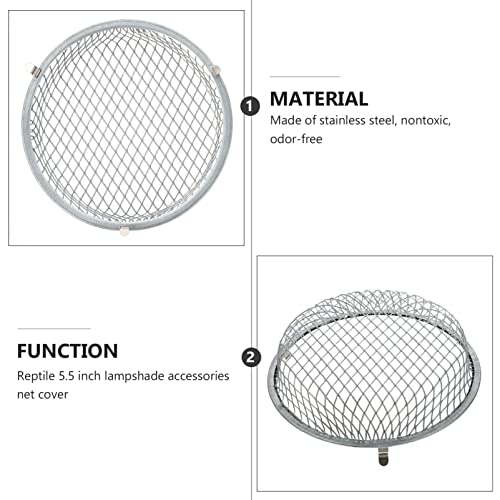 NUOBESTY Cobertura da lâmpada de calor para répteis Abajur anti-queimadura caixa de réptil isolament