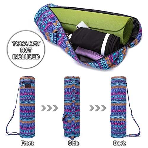 Yoga Mat Bag, Waterproof, for 1/4" 1/3" 2/5" Thick Yoga Mat - Image 3