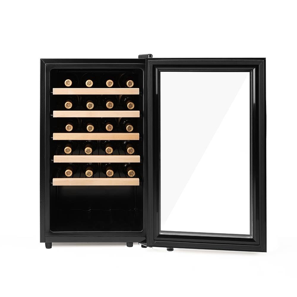 Orbegozo Vinoteca para vinos VCO 4100, 41 botellas, 98 litros, refrigeración por compresor, negro.