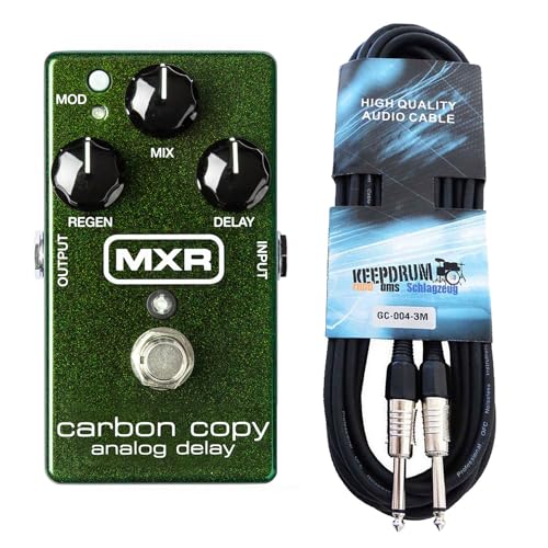 MXR M169 Delay analogique Carbon Copy avec câble Keepdrum pour un son vintage chaleureux