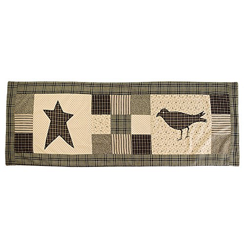 Kettle Grove Crow and Star Table Runner - 13x36"