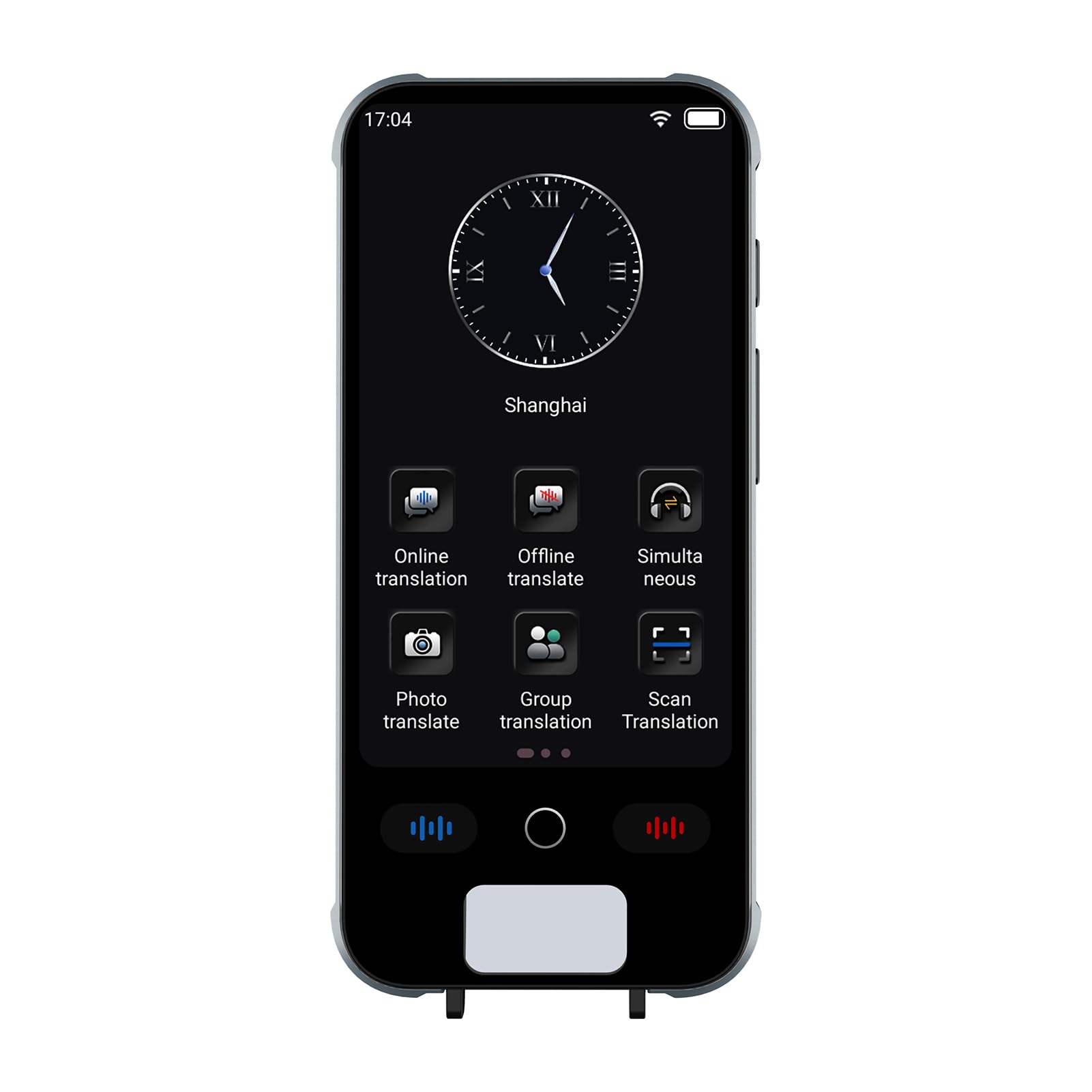 Gugxiom Traduttore di Foto Wireless Portatile Smart Scan Translator per Viaggiatori Dispositivo Multilingue Ricaricabile