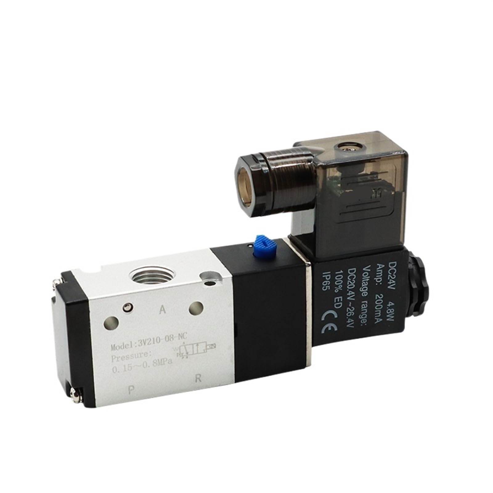 Électrovanne pneumatique 3V210-08 à commutation rapide et commande d'air directionnelle AC110