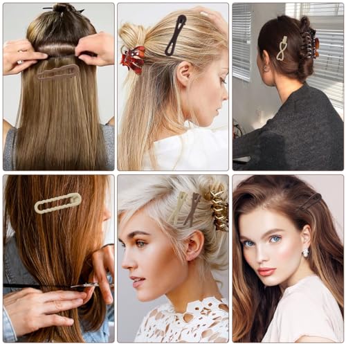 30 pinzas de pelo aligator para cabello grueso miniatura 3