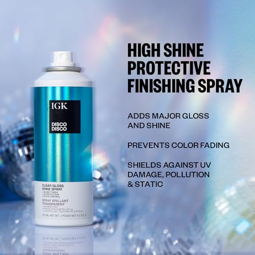 IGK Disco Disco Clear Gloss Hair Shine Spray 172 ml / 5.3 oz