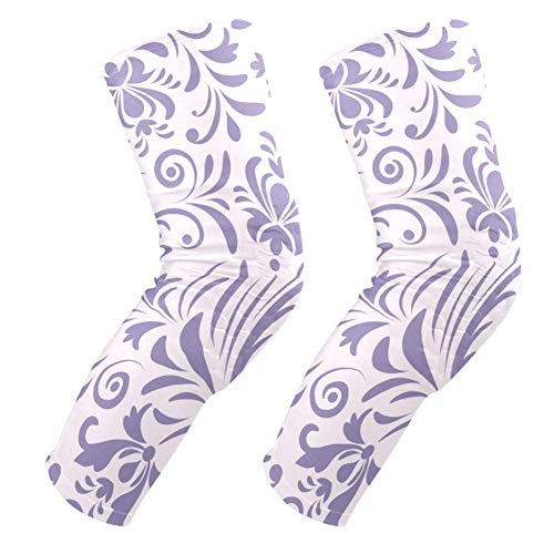 Genouillères rembourrées et confortables à motif floral romain élégant