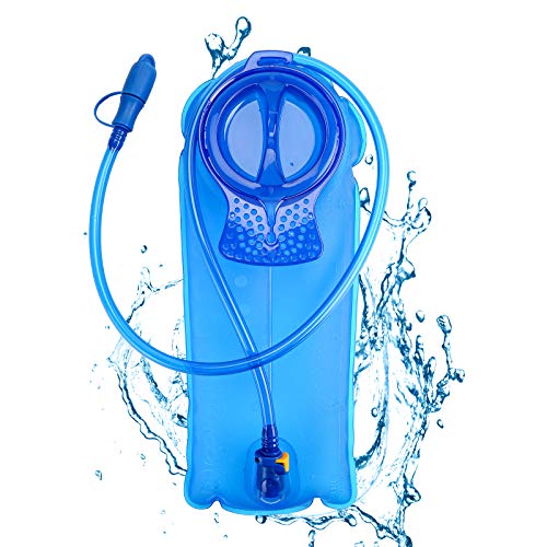 BQA Trinkblasen-Reservoir, BPA-frei und geschmacksneutral, für Wandern, Radfahren, Klettern, Radfahren, Laufen, große Öffnung Cover