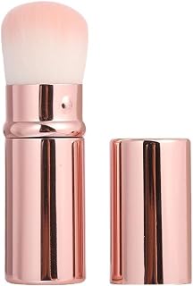 Makeup Brushes Retractable Brush Kabuki Makeup Brushes Foundation Brush Travel Face Kabuki Makeup Brush for Liquid Cream and Flawless Powder Cosmetics Pink
