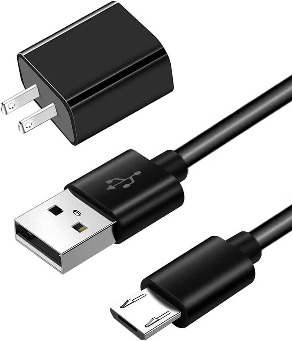 Replacement Charger Fire TV Stick Cable, Compatible for Roku Streaming Stick/Express/Plus, Express 4K/Plus, Premiere - Roku Voice Remote Pro Micro USB Power Cord Charging Cable (5FT)