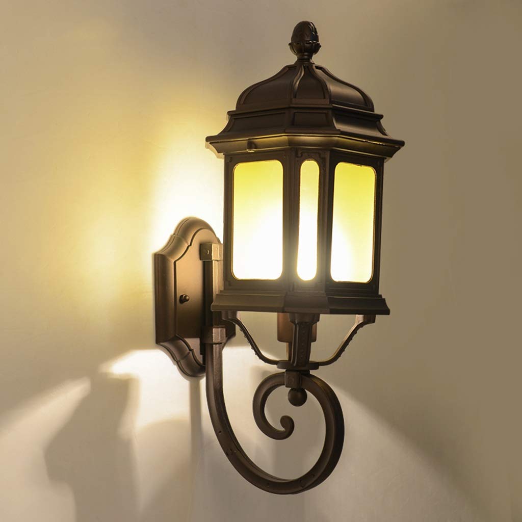 Lampe de Jardin extérieure étanche européenne extérieure rétro Balcon extérieur Mur terrasse éclairage créatif allée Applique Murale Applique Murale