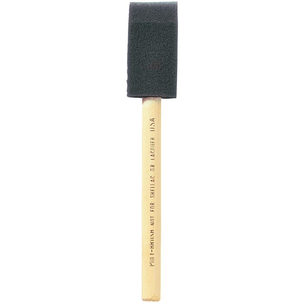 Poly Foam Brush with Wood Handle