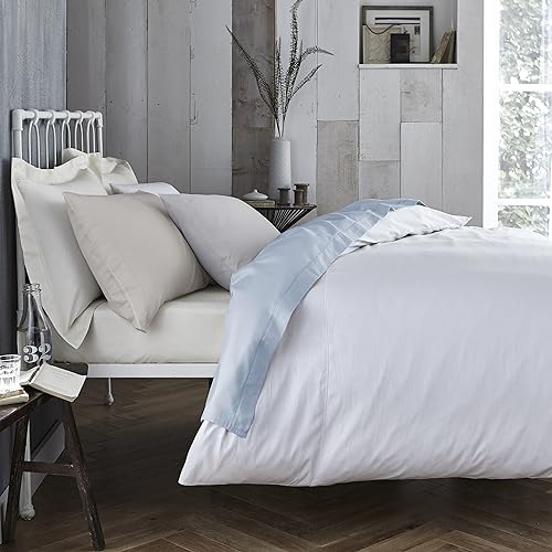 Percale Bianca plain dyed blue parure pour rafraîchir les nuits d'été chaudes - 6