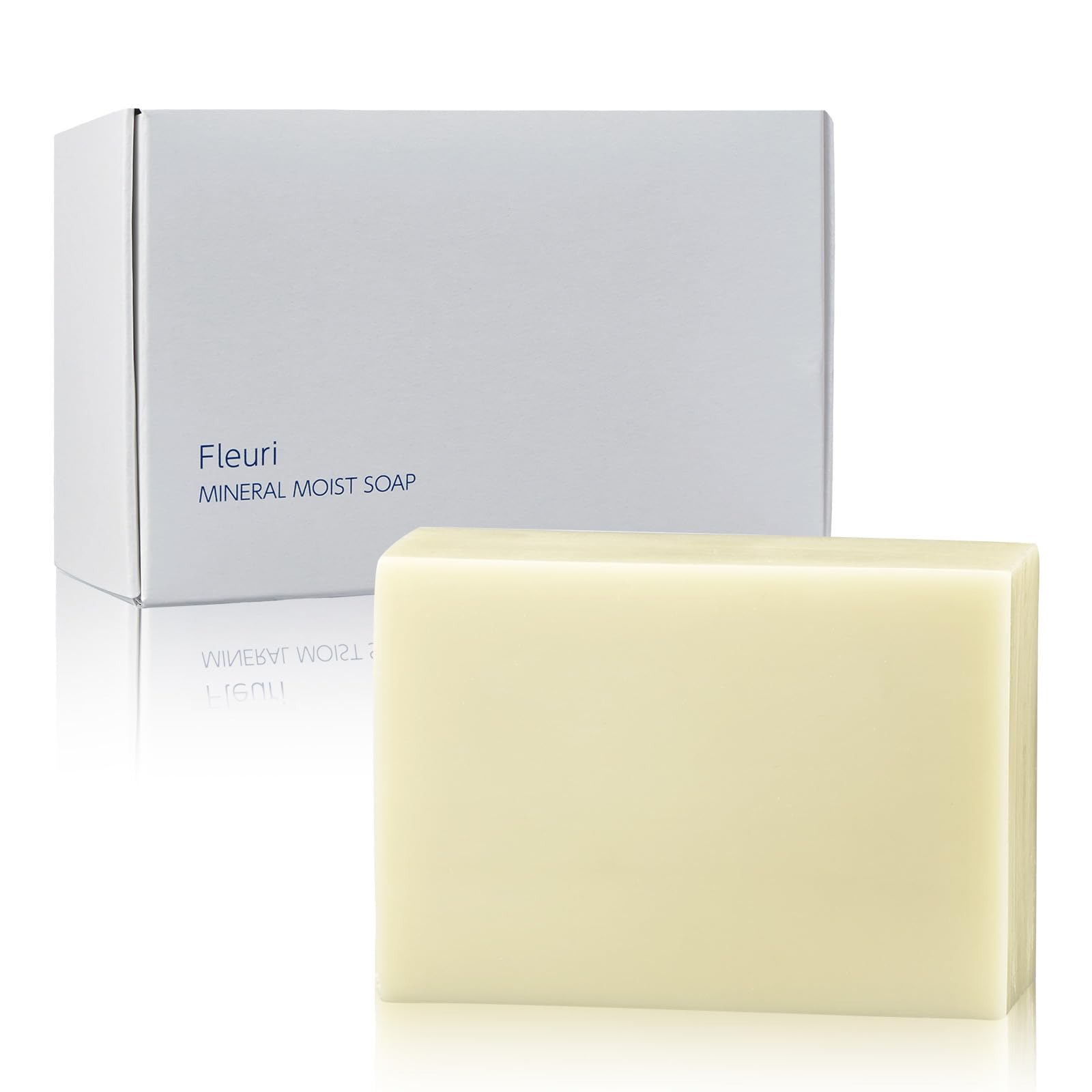 【未使用】Fleuri ミネラルモイストソープ 4個セット Amazon | Fleuri(フルリ) ミネラルモイストソープ 洗顔石鹸 無