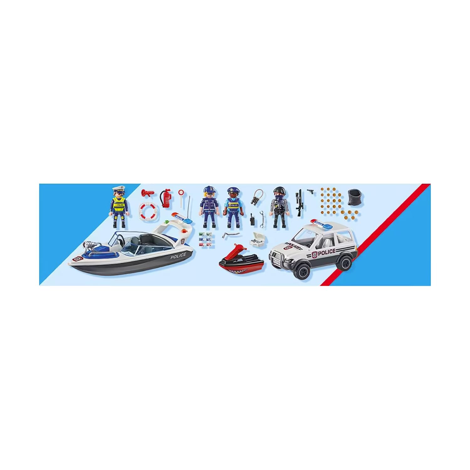 PLAYMOBIL Poursuite policière dans l'eau