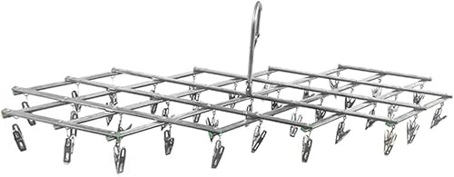 BESPORTBLE Percha de secado de ropa Perchas plegables Percha de secado de toallas Percha de toallas Perchas a prueba de viento Perchas de ropa