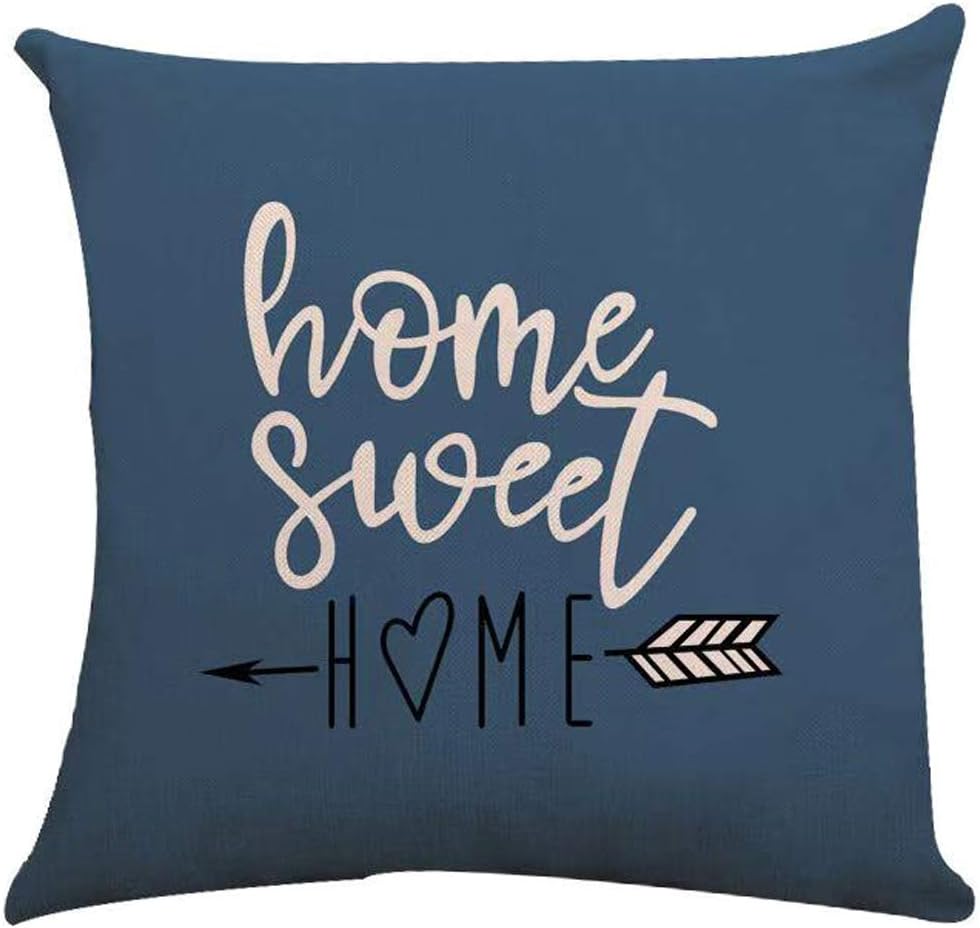 YCOLL Pillow Covers 18x18 Set of 4, Modern Sofa Throw Pillow Cover, Decorative Outdoor Linen Fabric Pillow Case for Couch Bed Car 45x45cm (Light Blue, 18x18,Set of 4) : Home & Kitchen