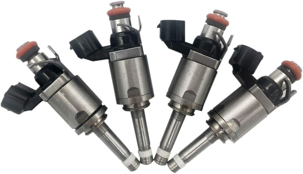 Amrxuts 4pcs/lot FJ1193 6 Holes Disc Fuel Injectors for 2012-2013 Mazda 3, 2013-2014 Mazda CX-5 2.0L L4 4-Door PE0113250C, PE0113250D, PE0113250B