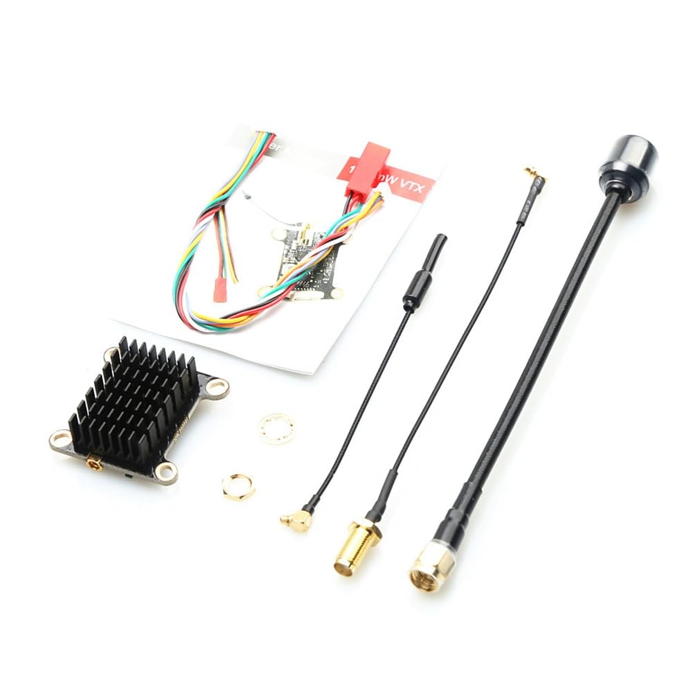 Trasmettitore Video FPV VTX 48CH 5.8G 1.6W con Antenna 7-26V per Drone da A Lungo Raggio FPV RC Part