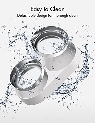 Petlibro Pet Food Splitter With Stainless Steel Bowls, Automatic Cat Feeder Bowls For Two Cats Or Dogs, Suitable For Petlibro Automatic Cat Feeder Plaf005, Plaf006, Plaf103, Plaf203 #TOP6