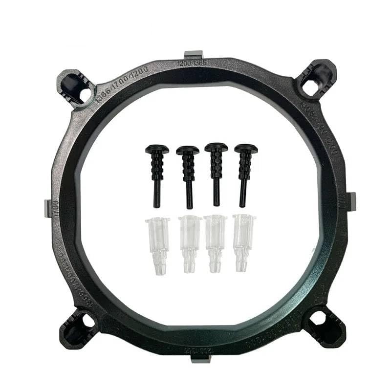 Image of Mann Mart‚Universal PC CPU Cooler Fan Bracket for Intel LGA 115x, 1200, 1366, 1700 Sockets - 9-in-1 Heatsink Holder for Enhanced Cooling & Stable Performance
