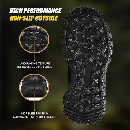 The First Young Shoes Men,The First Young Steeltoe Boots,Men's Safety Orthopedic Hiking Shoes for Outdoor Boots3