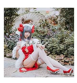 即発送　アズールレーン　チェシャー　チャイナドレス　コスプレ衣装 51eLshckceS._UF350,350_QL50_.jpg