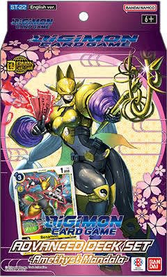Amazon.com: Digimon: Amethyst Mandala (ST-22) Advanced Deck : Toys
