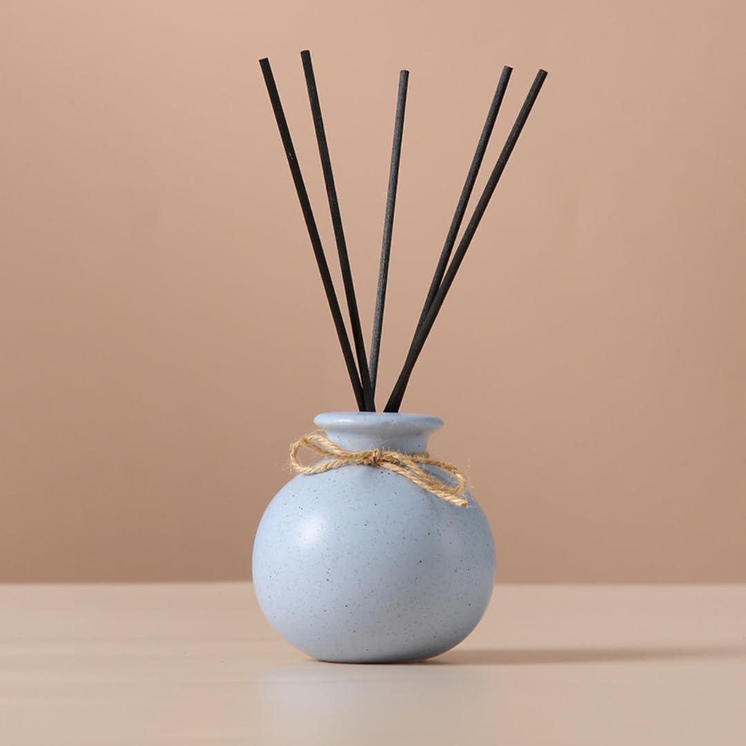 Round Reed Diffuser Vase - Blue