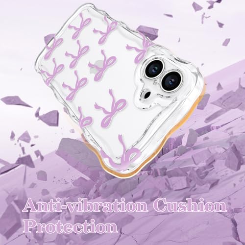 Coque iPhone 17 antichoc transparente évitant les rayures et chutes violette - 4