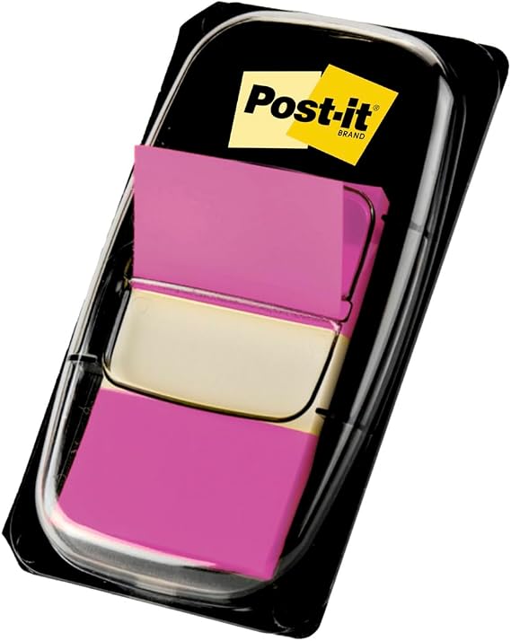 Post-it Index Flags, 50 Flags, 25.4 x 43.2 mm, Purple