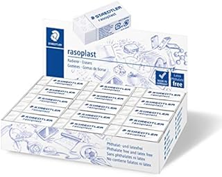 STAEDTLER 526B30 Rasoplast Eraser, 43 x 19 x 13 mm - Pack of 30 - White
