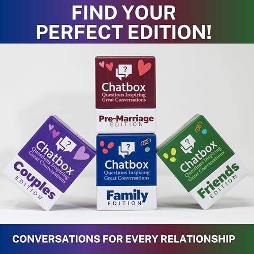 Chatbox 200 Conversation Starter Cards - Family Games for Kids and Adults - Fun Travel Games - Party Card Game - Conversation Cards - Couples Card Game for Game Night - Image 8