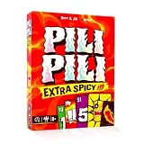 ATM Gaming PILI PILI Extra Spicy – Gesellschaftsspiel – Feuriges Stichkartenspiel mit Sabotage & Extra-Schärfe – 2 bis 8 Spieler