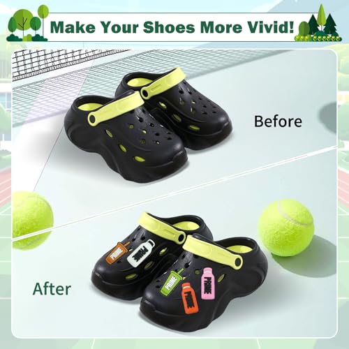 IETWATE 18 Pieces Cute Shoe Charms for Croc Charms, PVC Bottle Shoe Charms with Storage Box, Multicolored Shoe Decoration Accessories for Kids Teens and Adults Birthday Party Gifts - Image 3
