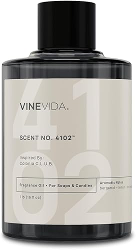 Miniatura 140 de VINEVIDA Aceite aromático n.º 4800 inspirado en un millón de hombres para fabricación de velas y jabón, fabricado en Estados Unidos