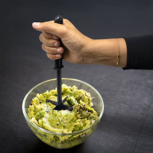 Zulay Kitchen Meat Chopper For Ground Beef And Ground Beef Smasher - Durable Hamburger Chopper, Non-Scratch Meat Masher - Versatile Ground Meat Chopper And Meat Masher Ground Beef (Black) #TOP5