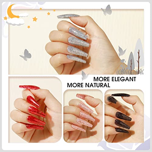 ROSALIND UV Nagellack Set Rot Gel Nagellack,8 Farben Shellac Weiß UV LED Lampe Gel Farben Für Nägel Gel Nail Polish Set – Bild 8