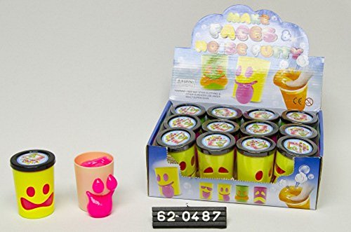 Preisvergleich Produktbild Schleim in Gesichtsdose, 12Stück